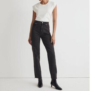 Madewell: The Perfect Vintage Jean Lunar Wash (Black) Size: 33